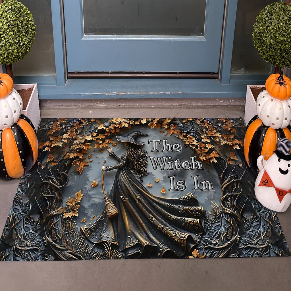La sorcière est là - Paillasson sorcière