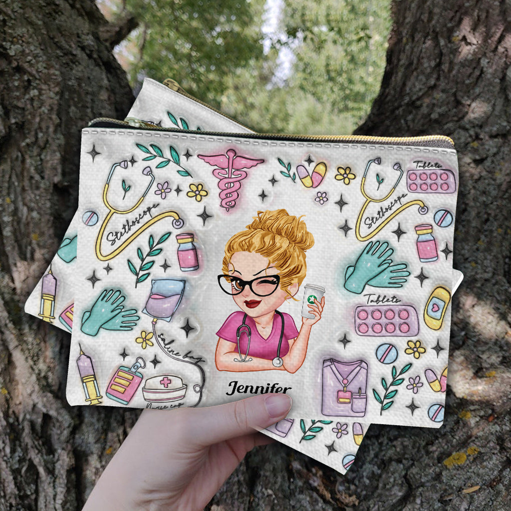 All My Nurse Stuff - Personalized Nurse Pouch