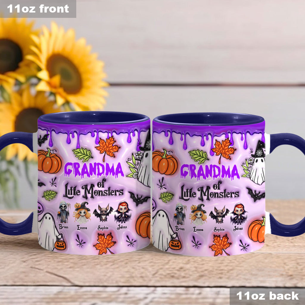 Mug personnalisé « Grand-mère des petits monstres » (tous titres)