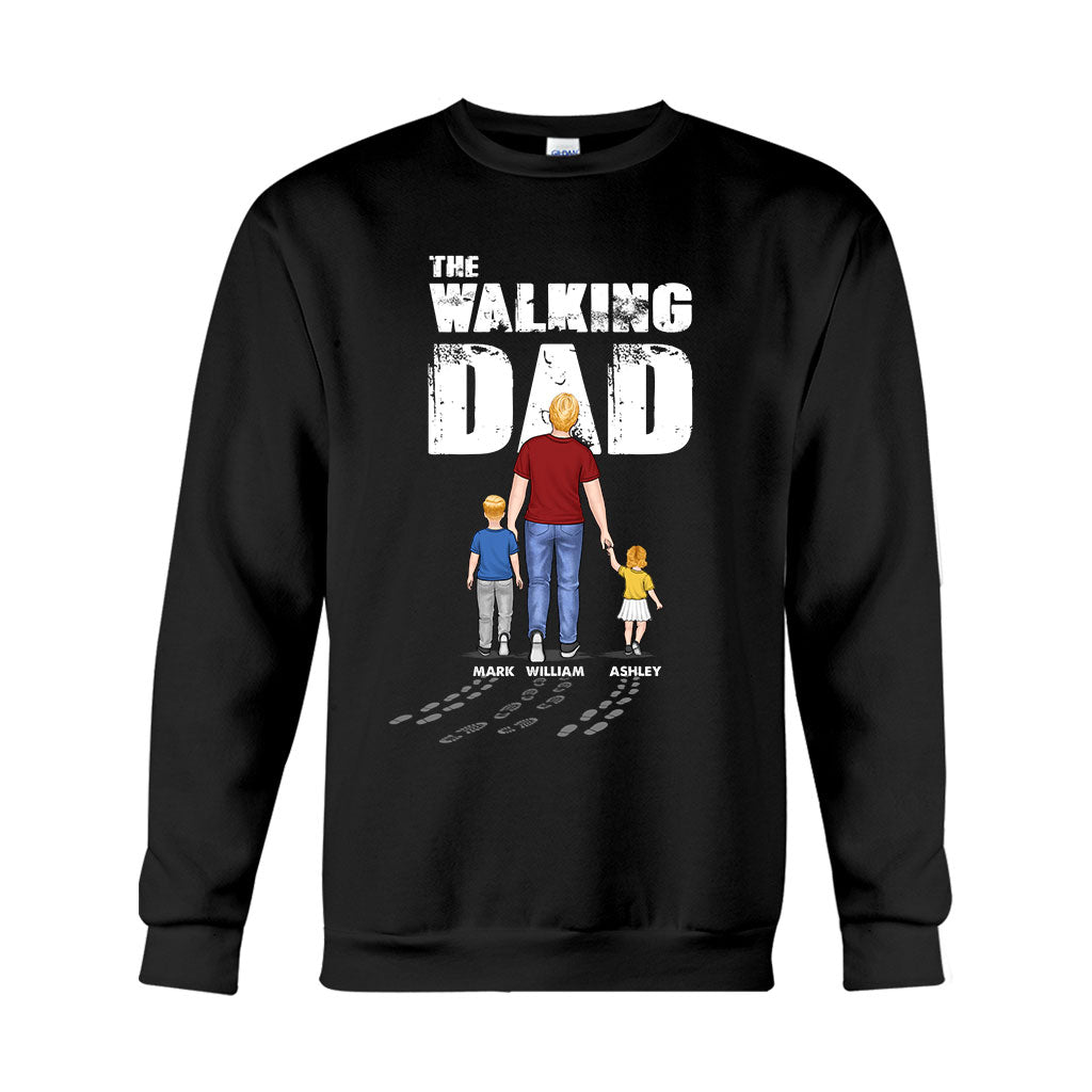 Le Papa qui marche - T-shirt et sweat à capuche personnalisés pour papa