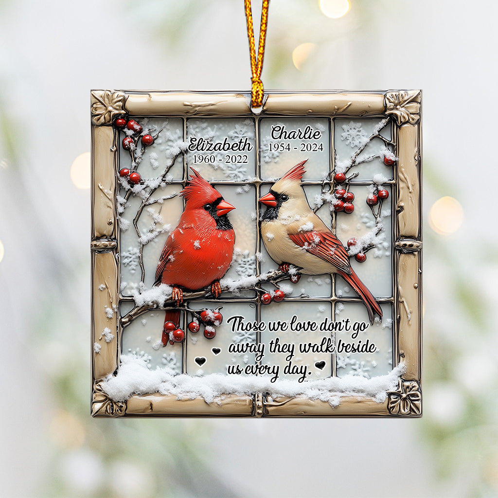 They Fly Beside Us Everyday - Personalized Memorial Ornament