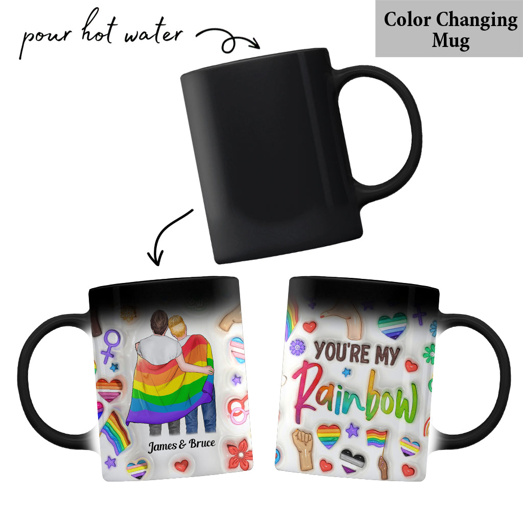 Tu es mon arc-en-ciel - Mug personnalisé de soutien LGBT