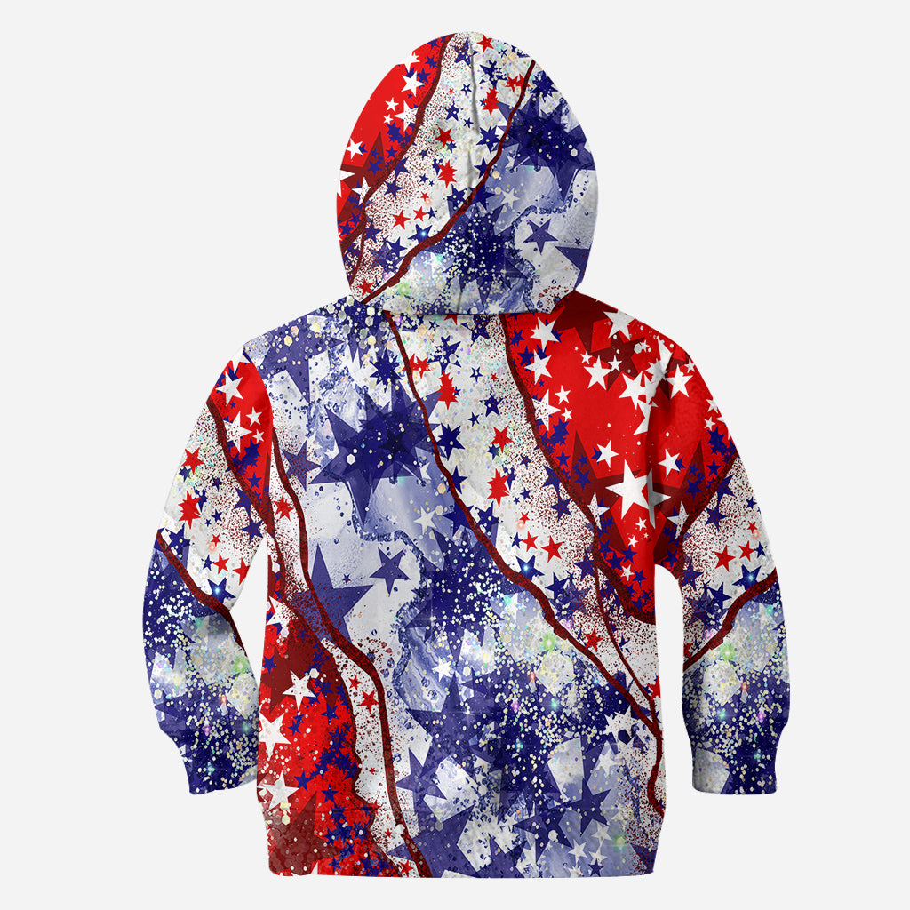 4th Of July Highland Cow - Personalized All Over Shirt