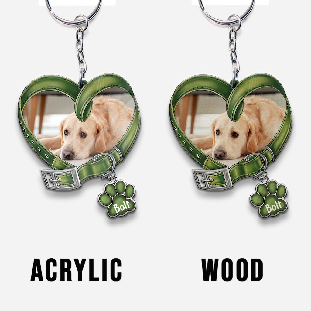 Dire au revoir est si difficile - Porte-clés chien personnalisé