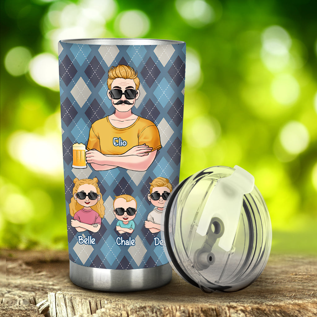 A Papá De La Razón Por La Que Bebes - Tumbler père personnalisé