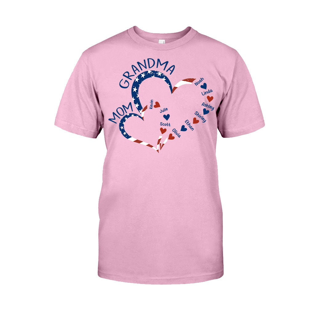 D'abord maman, maintenant grand-mère - T-shirt et sweat à capuche personnalisés pour grand-mère