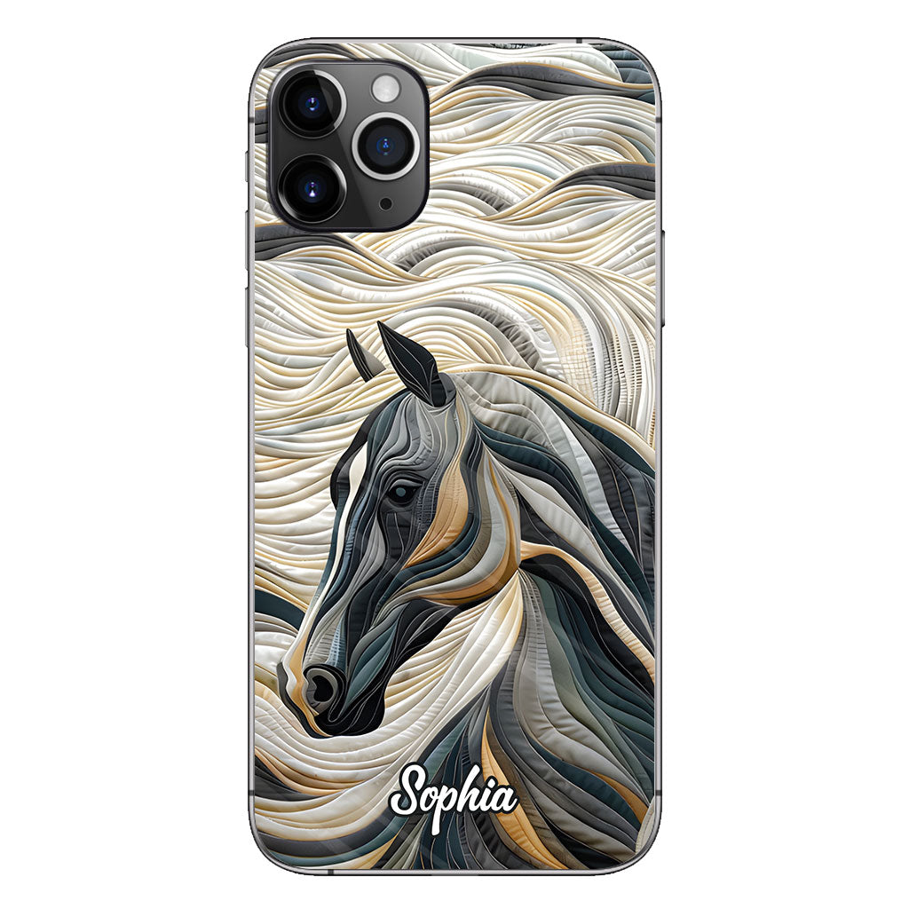Magnifique cheval - Coque de téléphone personnalisée à motif cheval