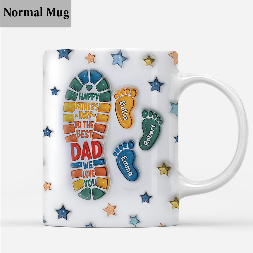 Bonne fête des pères au meilleur papa ! - Mug personnalisé pour papa