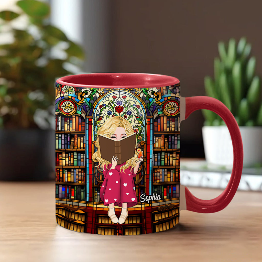 Mug personnalisé « Juste une fille qui aime les livres »