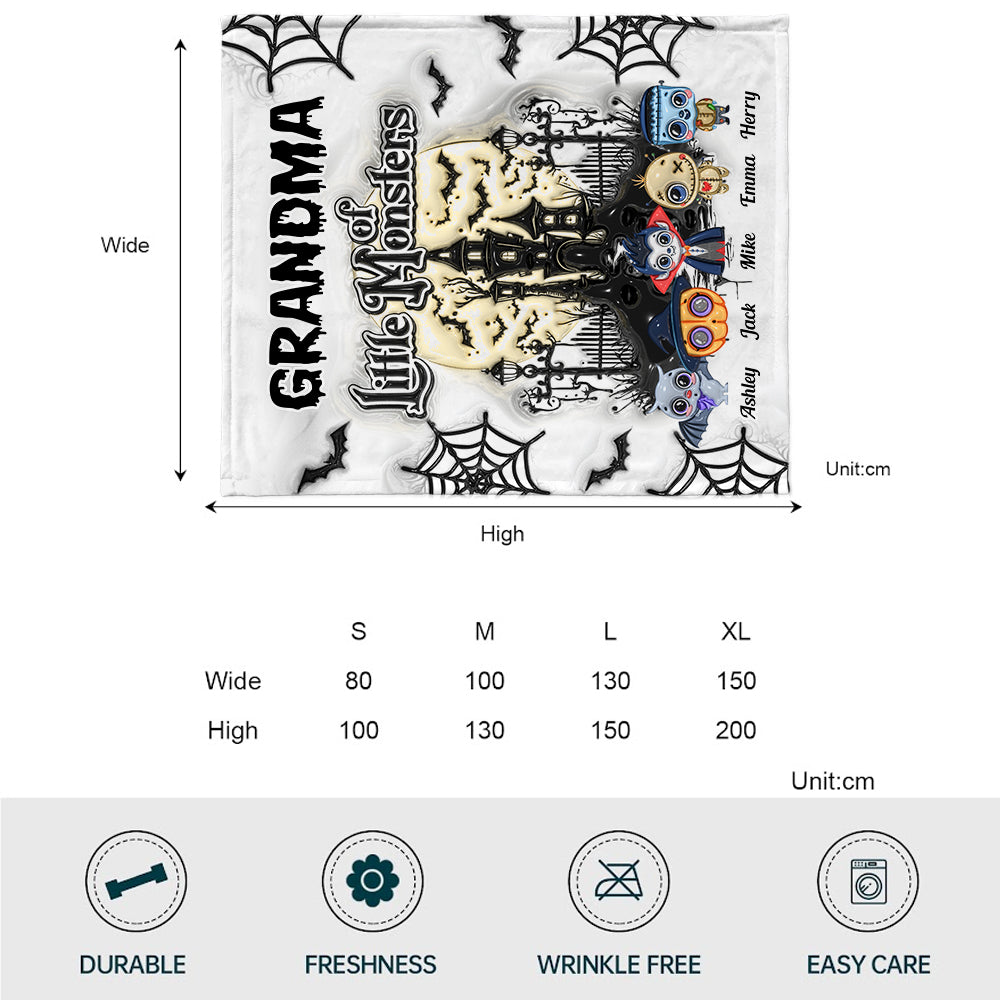 Couverture personnalisée pour grand-mère - Grand-mère des petits cauchemars