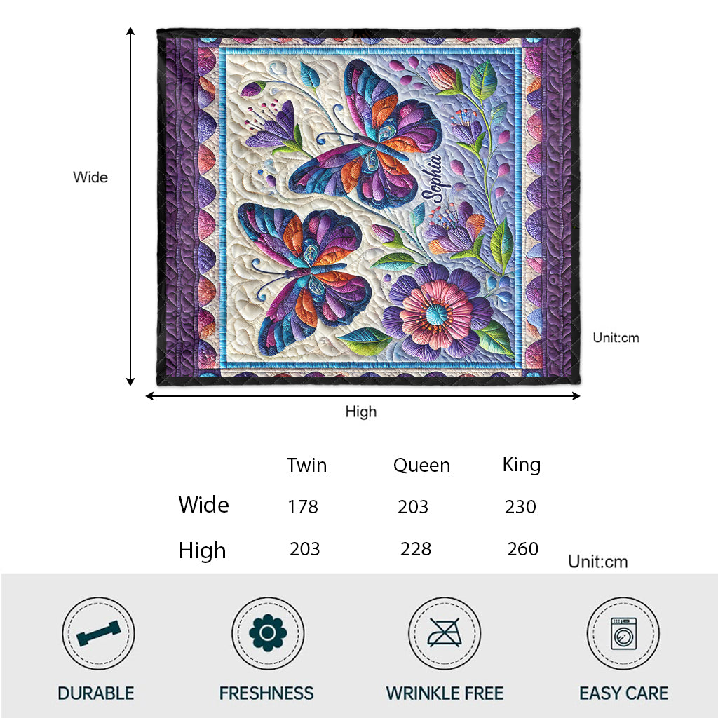 Magnifique papillon - Couverture papillon personnalisée