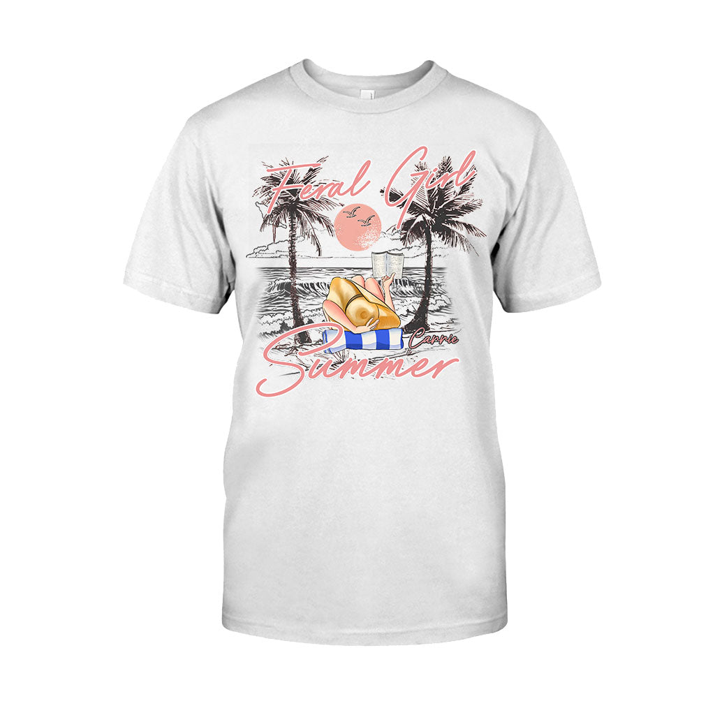 Feral Girl - T-shirt et sweat à capuche personnalisés pour les amoureux de la mer