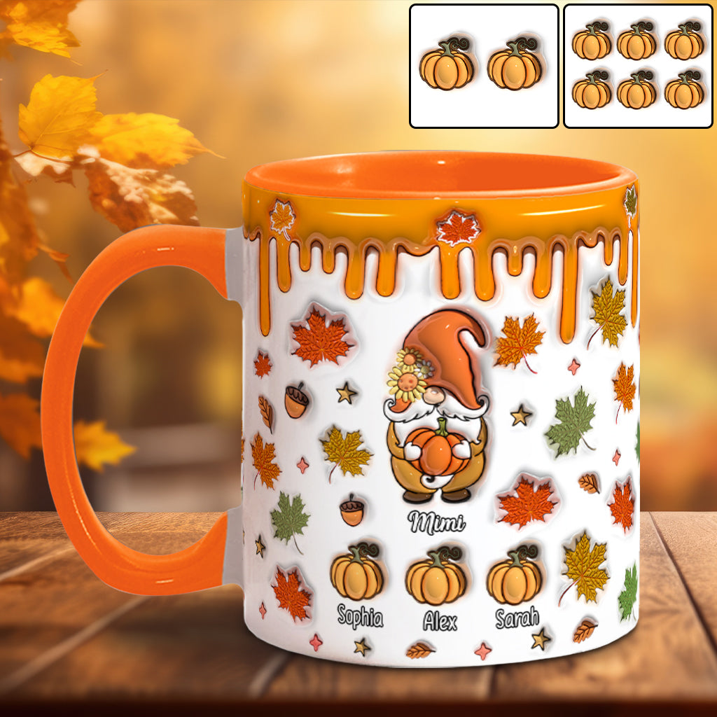 Grandma's Little Pumpkins - Personalized Grandma Accent Mug