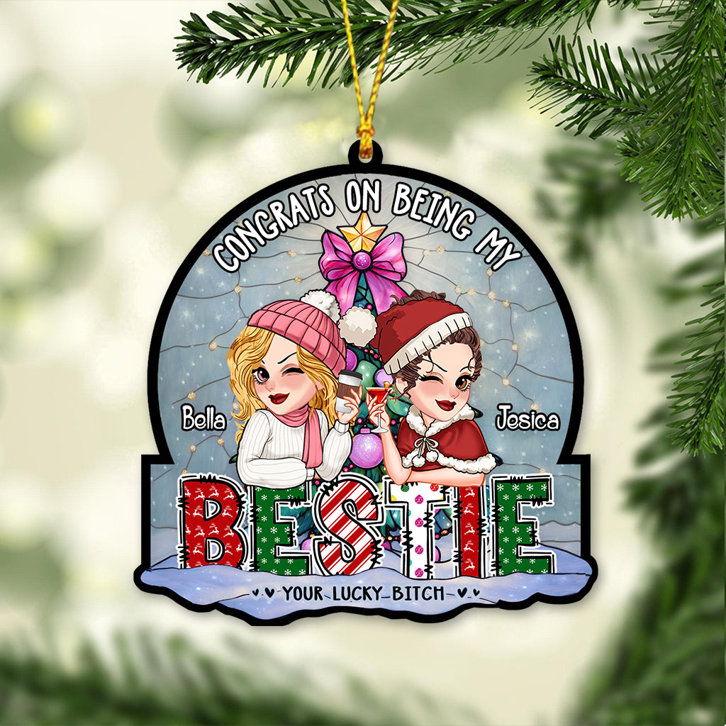 Nous sommes plus que des amies, nous sommes comme une toute petite bande - Ornement personnalisé pour meilleure amie