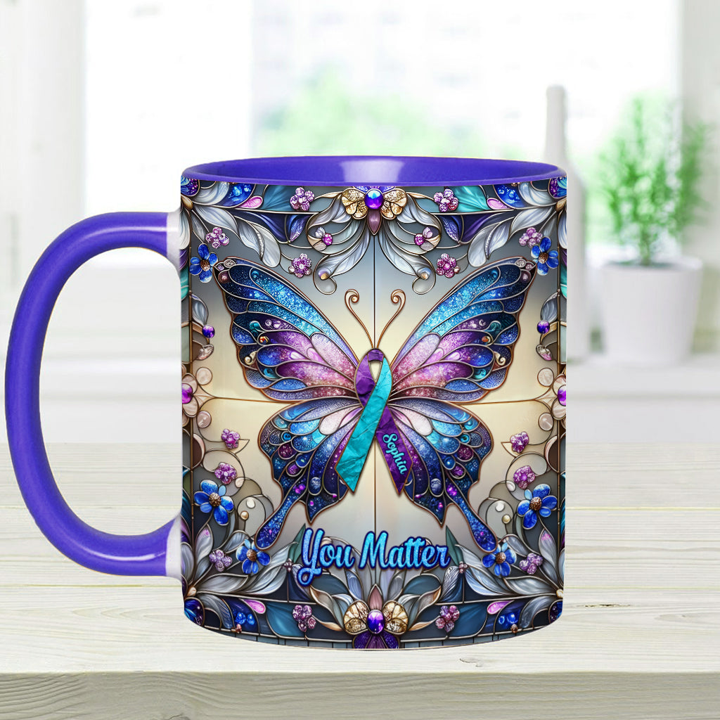 Tu comptes - Mug personnalisé pour la prévention du suicide