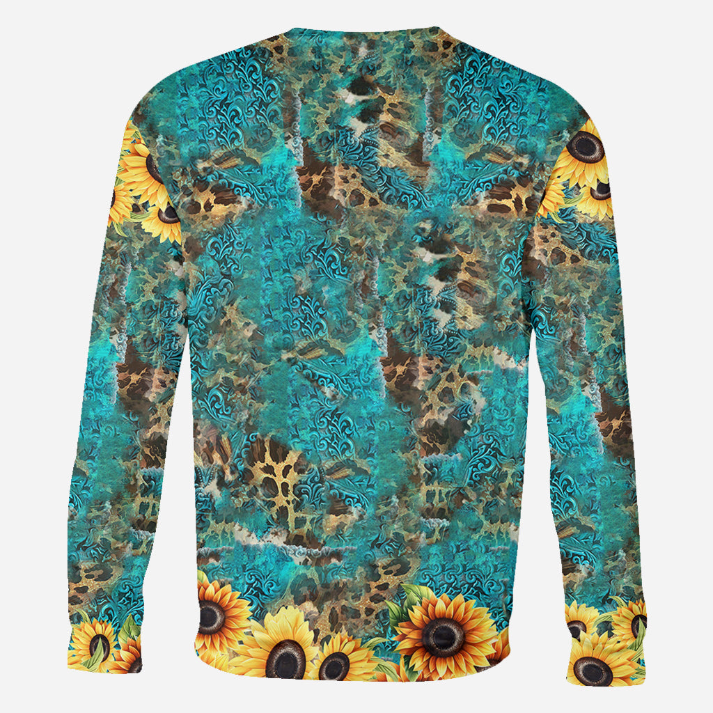 Vache des Highlands impertinente - Chemise personnalisée intégrale