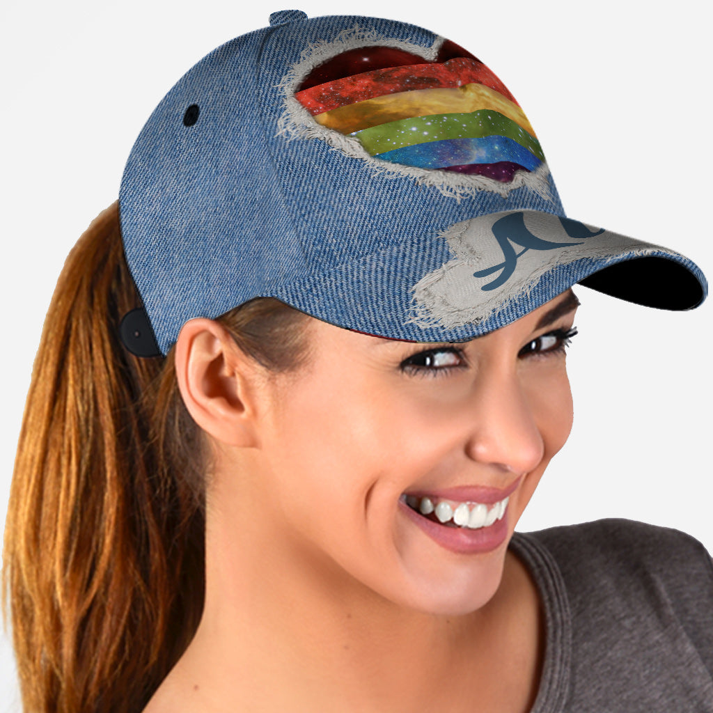 Pride Rainbow Galaxy - Personalized LGBT Support Classic Cap