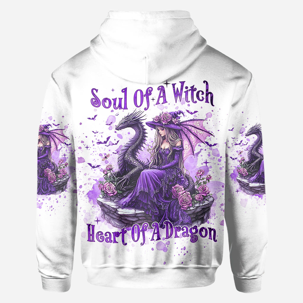 Âme de sorcière, cœur de dragon - T-shirt personnalisé de sorcière