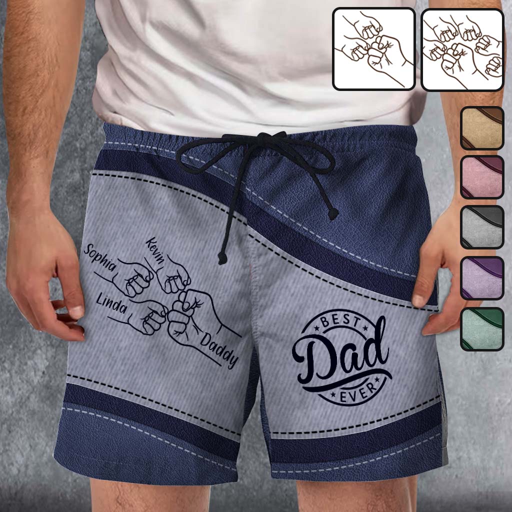 Best Dad Ever - Personalized Father Men Shorts