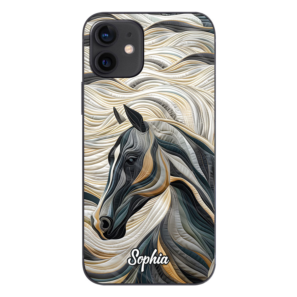 Magnifique cheval - Coque de téléphone personnalisée à motif cheval