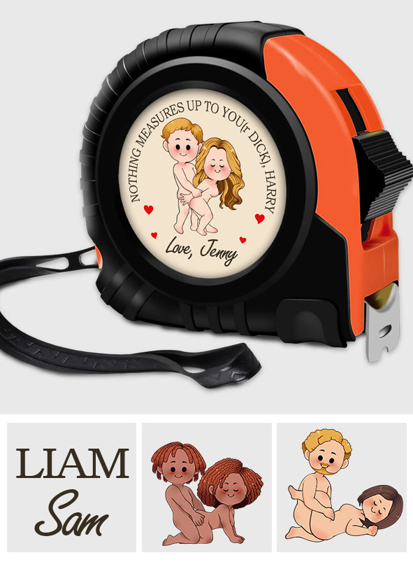 Rien n'égale votre bite ! – Mètre ruban personnalisé pour couples