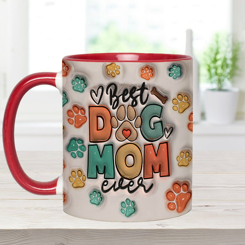 Meilleure maman de chien au monde - Mug personnalisé avec motif chien