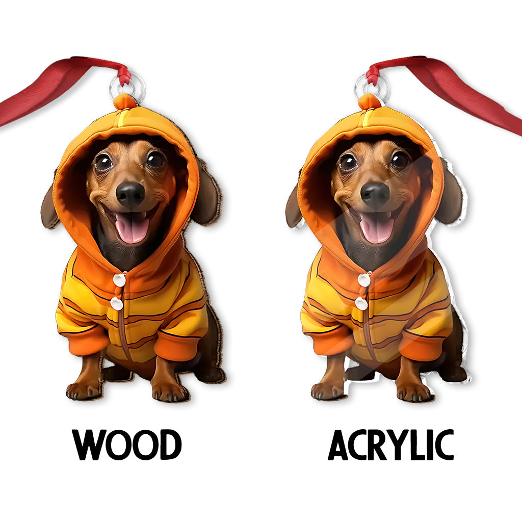 I Love My Dogs - Personalized Dog Custom Shaped Ornament