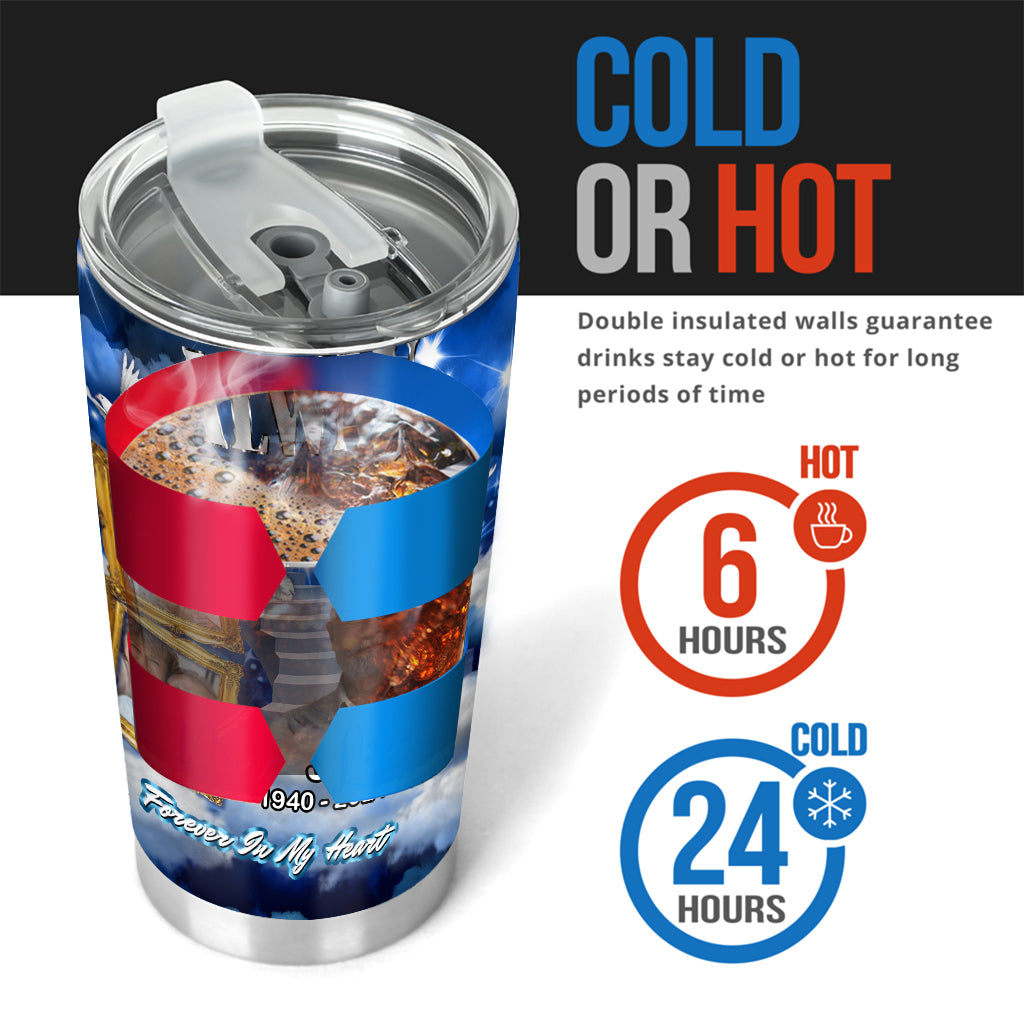 Toujours dans mes pensées, à jamais dans mon cœur - Gobelet commémoratif personnalisé