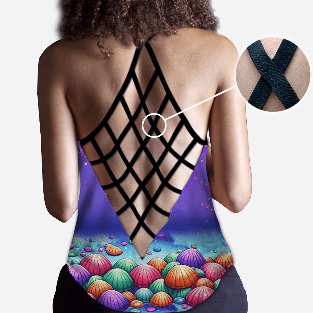 Débardeur personnalisé avec croix de tortues « Juste une fille qui aime les tortues »