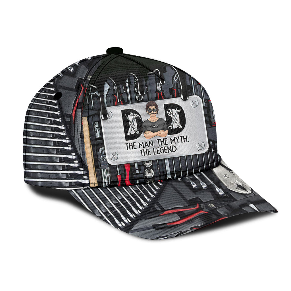 Casquette classique personnalisée pour papa mécanicien