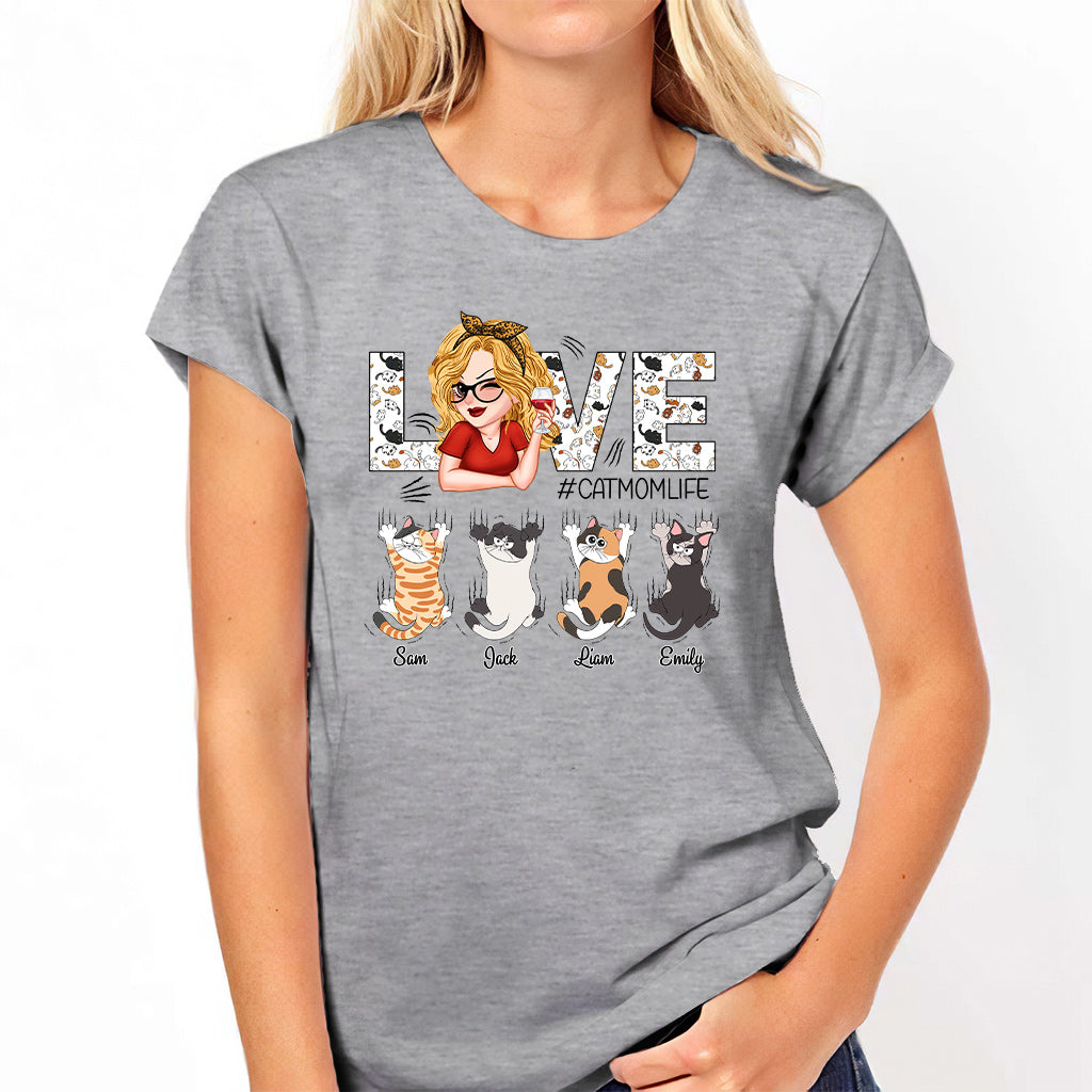 J'adore la vie de maman chat - T-shirt et sweat à capuche personnalisés pour chats
