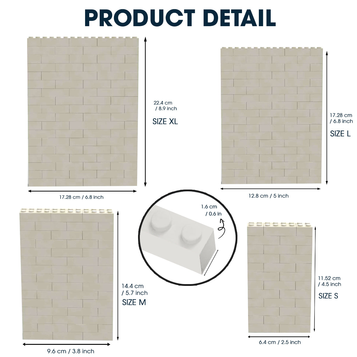 Et ensemble, ils ont construit la vie qu'ils aimaient - Blocs de construction rectangulaires verticaux personnalisés pour la famille
