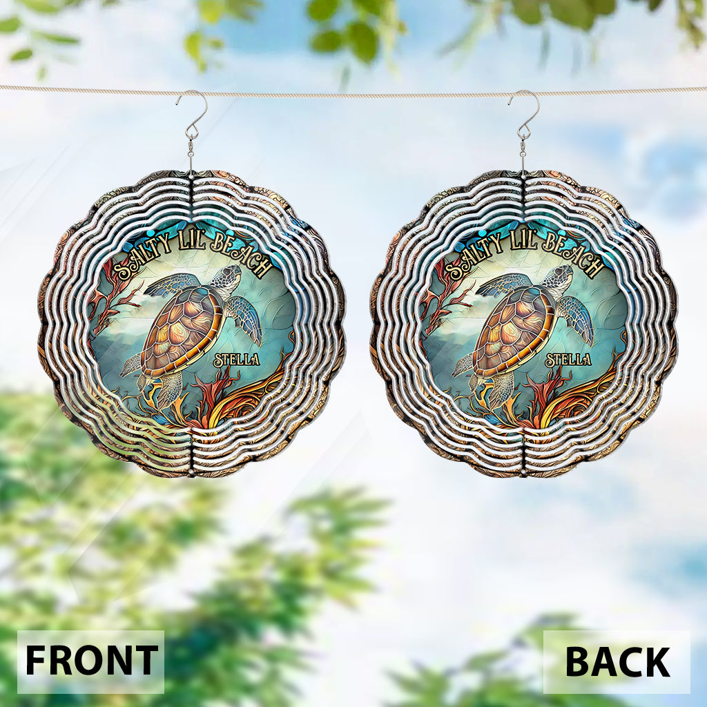 Salty Lil' Beach - Girouette tortue personnalisée