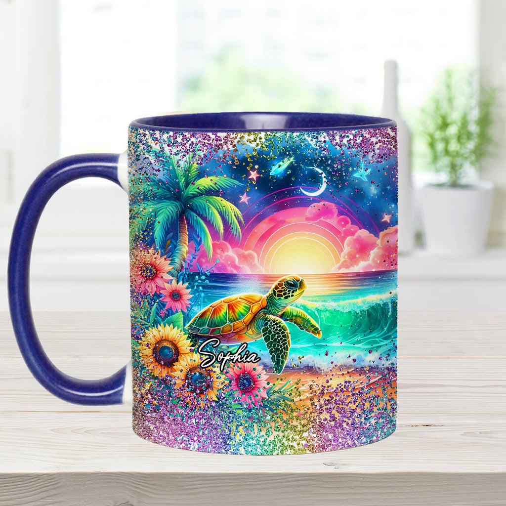 Love Turtles - Personalized Turtle Accent Mug