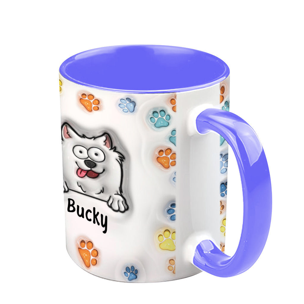 Bonne fête des pères ! Mug personnalisé avec motif chien