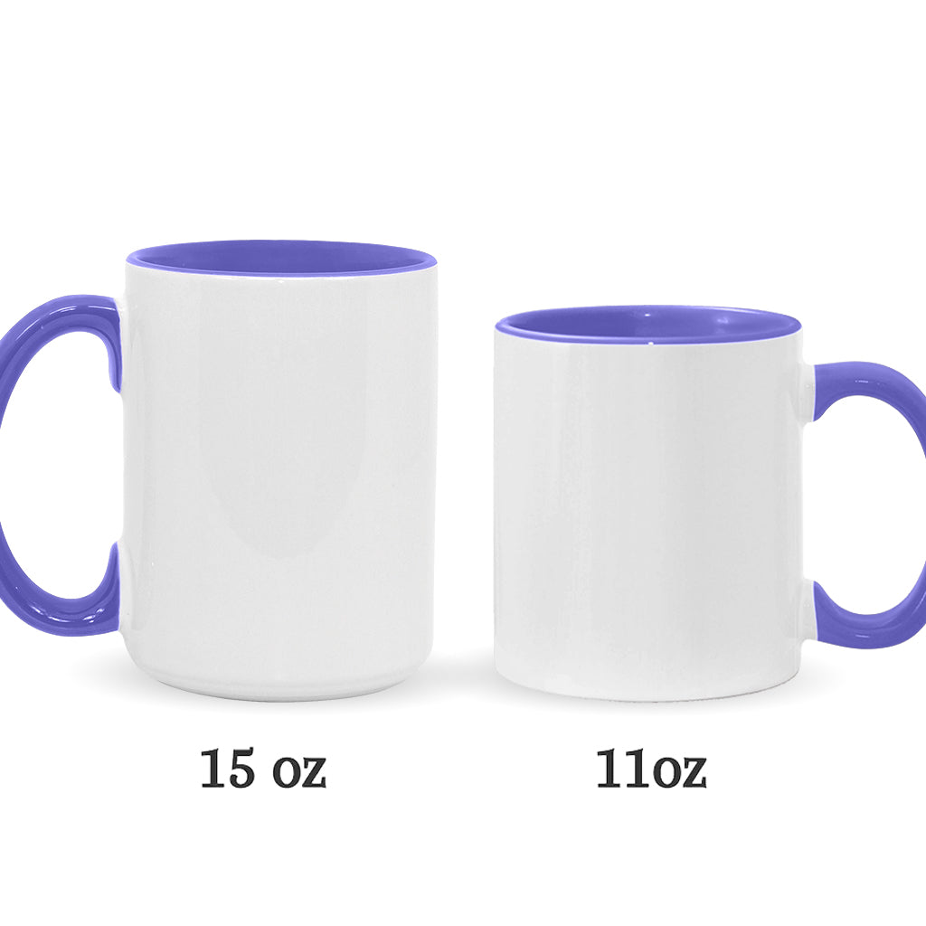 Birth Month Flower - Personalized Birthday Accent Mug