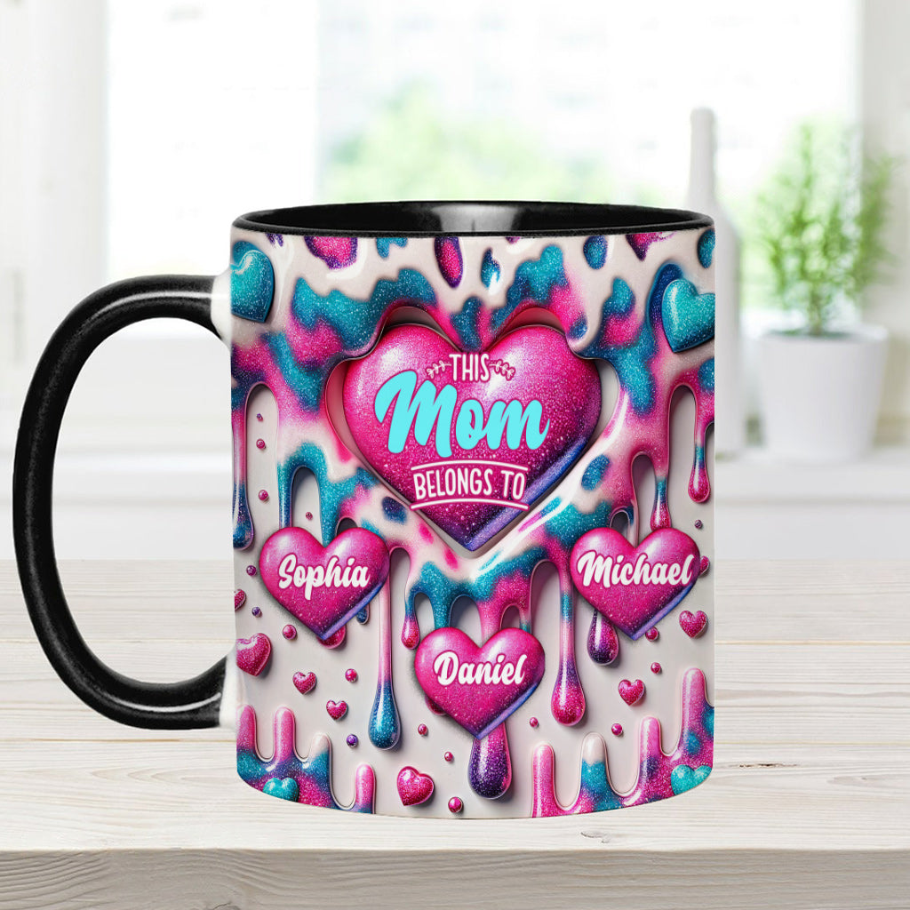 Cette maman appartient à - Mug personnalisé pour maman