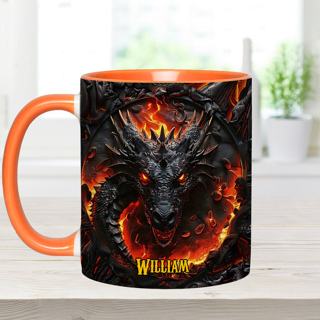 Love Dragons - Personalized Dragon Accent Mug