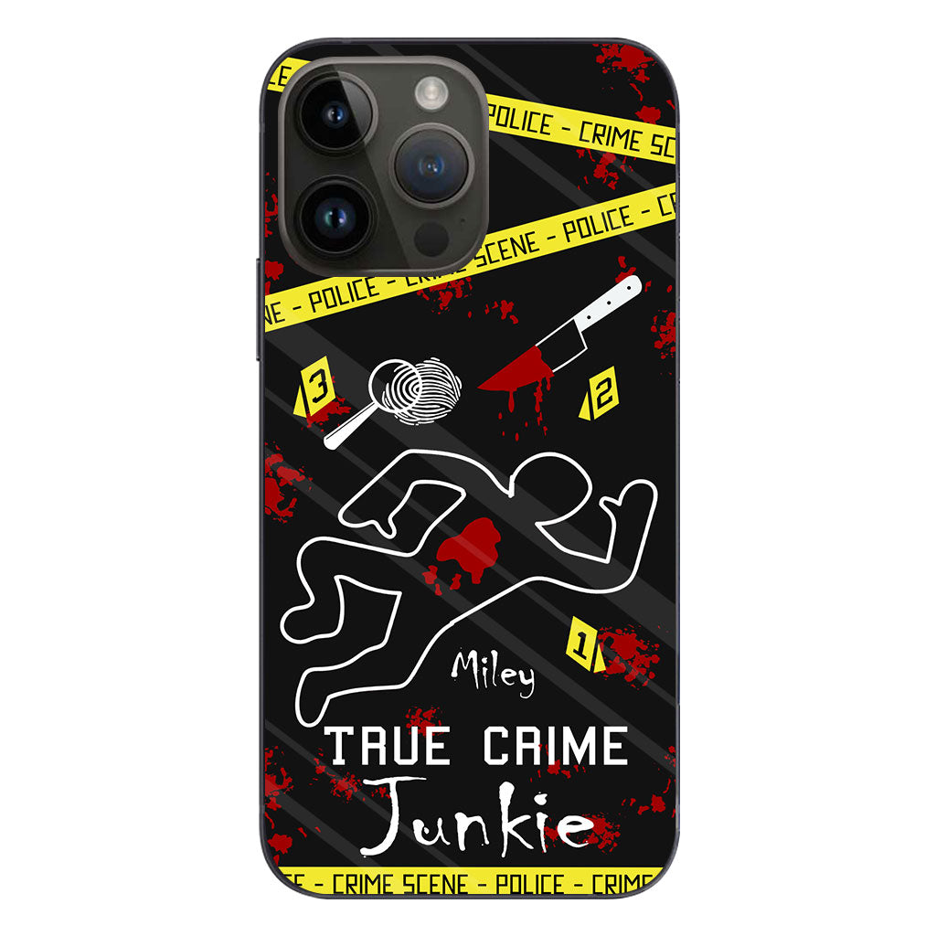 True Crime Junkie - Personalized Phone Case