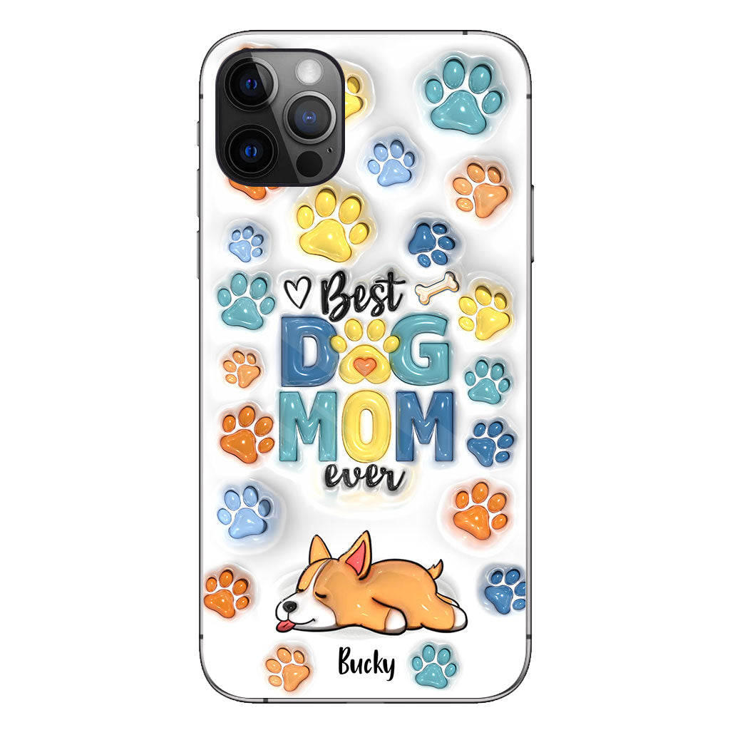 Meilleur papa/maman de chien au monde - Coque de téléphone personnalisée pour chien