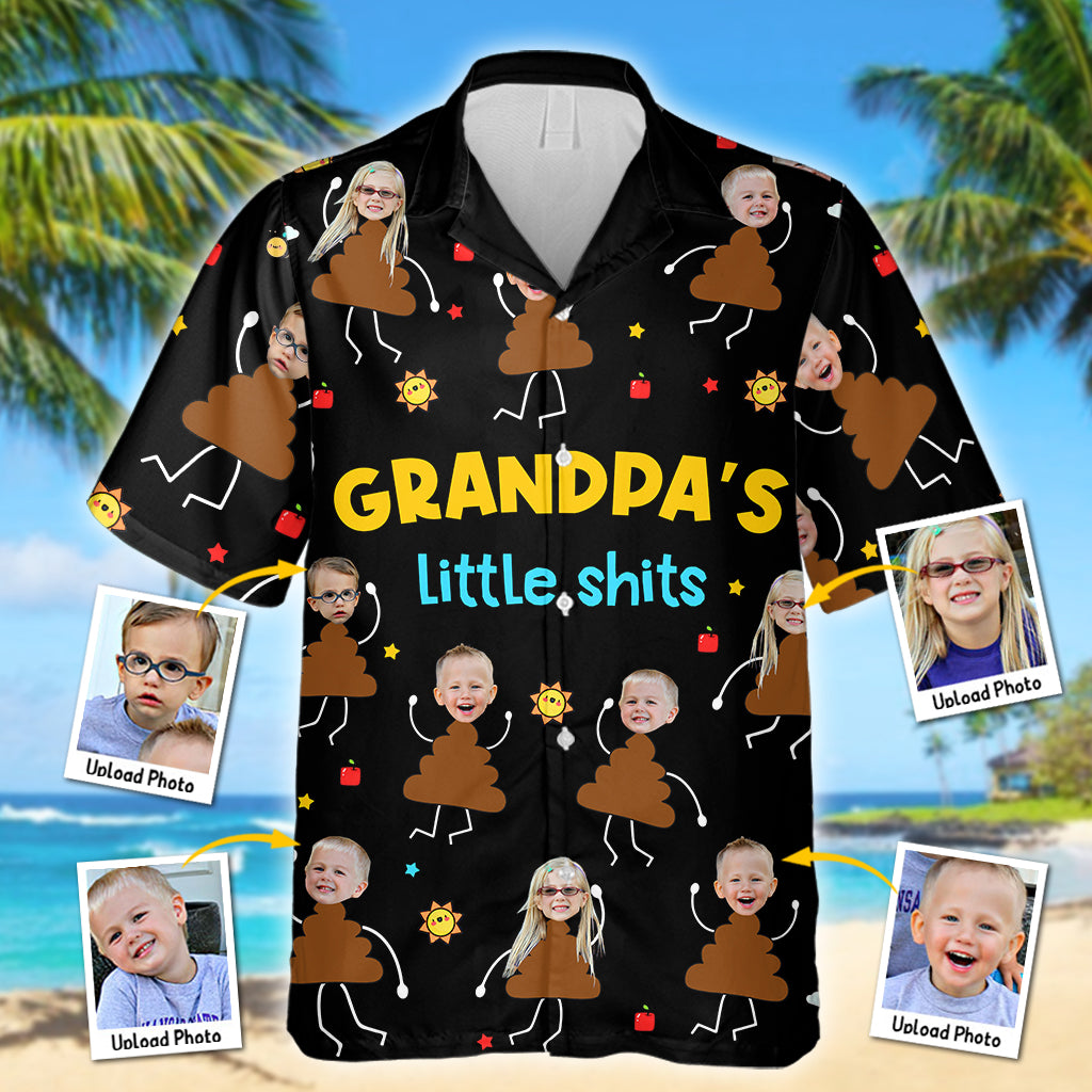 Chemise hawaïenne personnalisée « Petit con de grand-père »