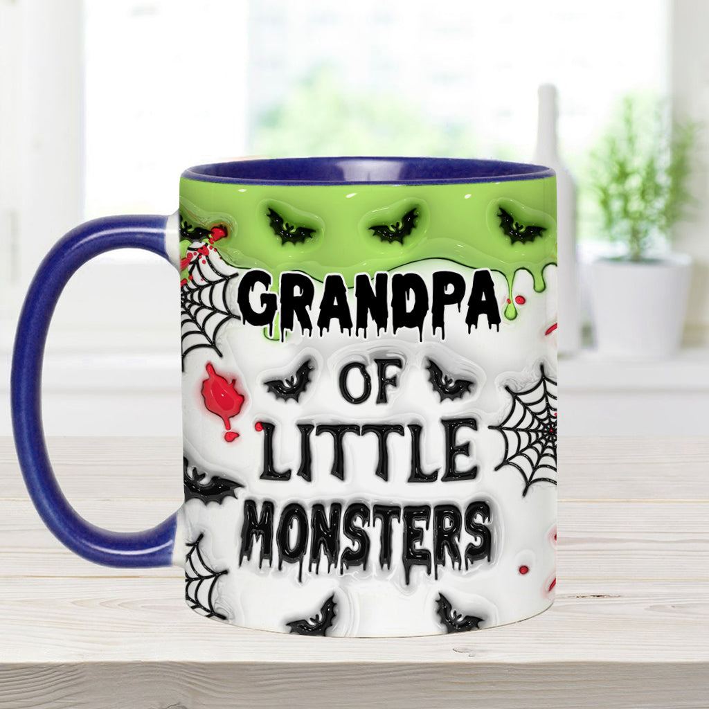 Grand-père des petits monstres (tous titres) - Mug personnalisé « Grand-père »