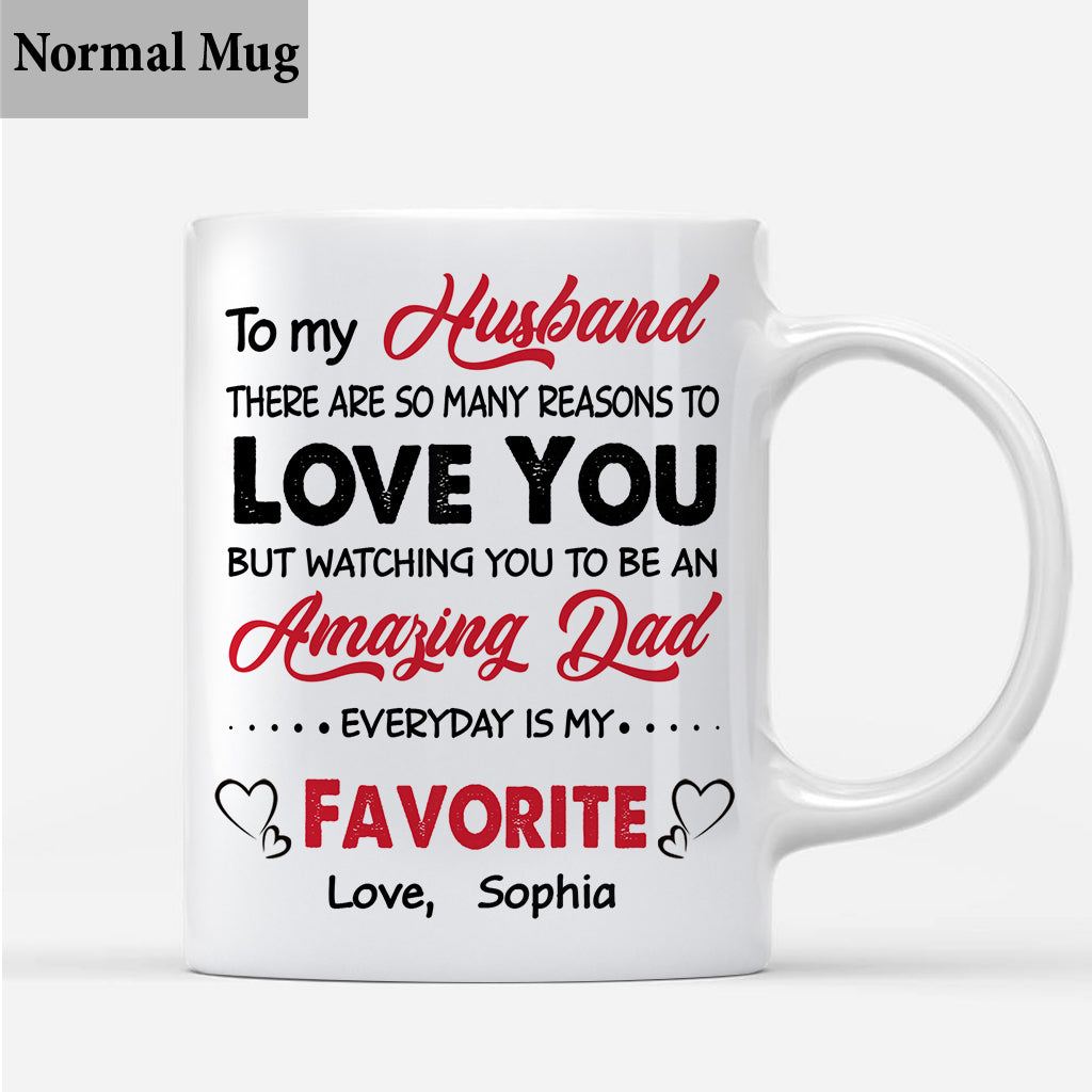 Il y a tant de raisons de t'aimer - Mug personnalisé pour couple
