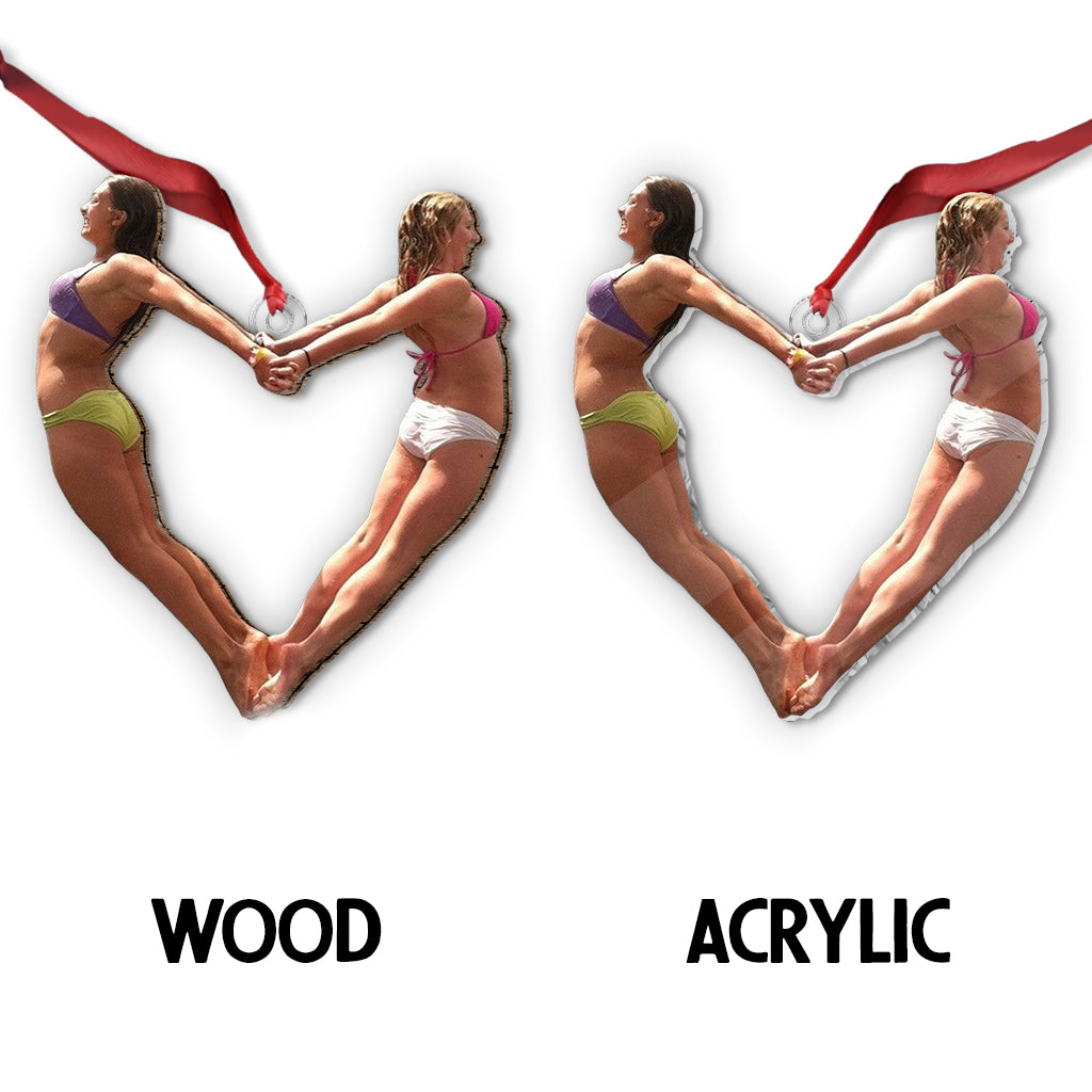 Ornement photo personnalisé - Ornement sur mesure pour meilleure amie