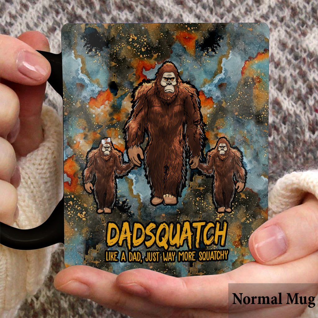 Dadsquatch Plus Squatchy - Mug personnalisé pour papa