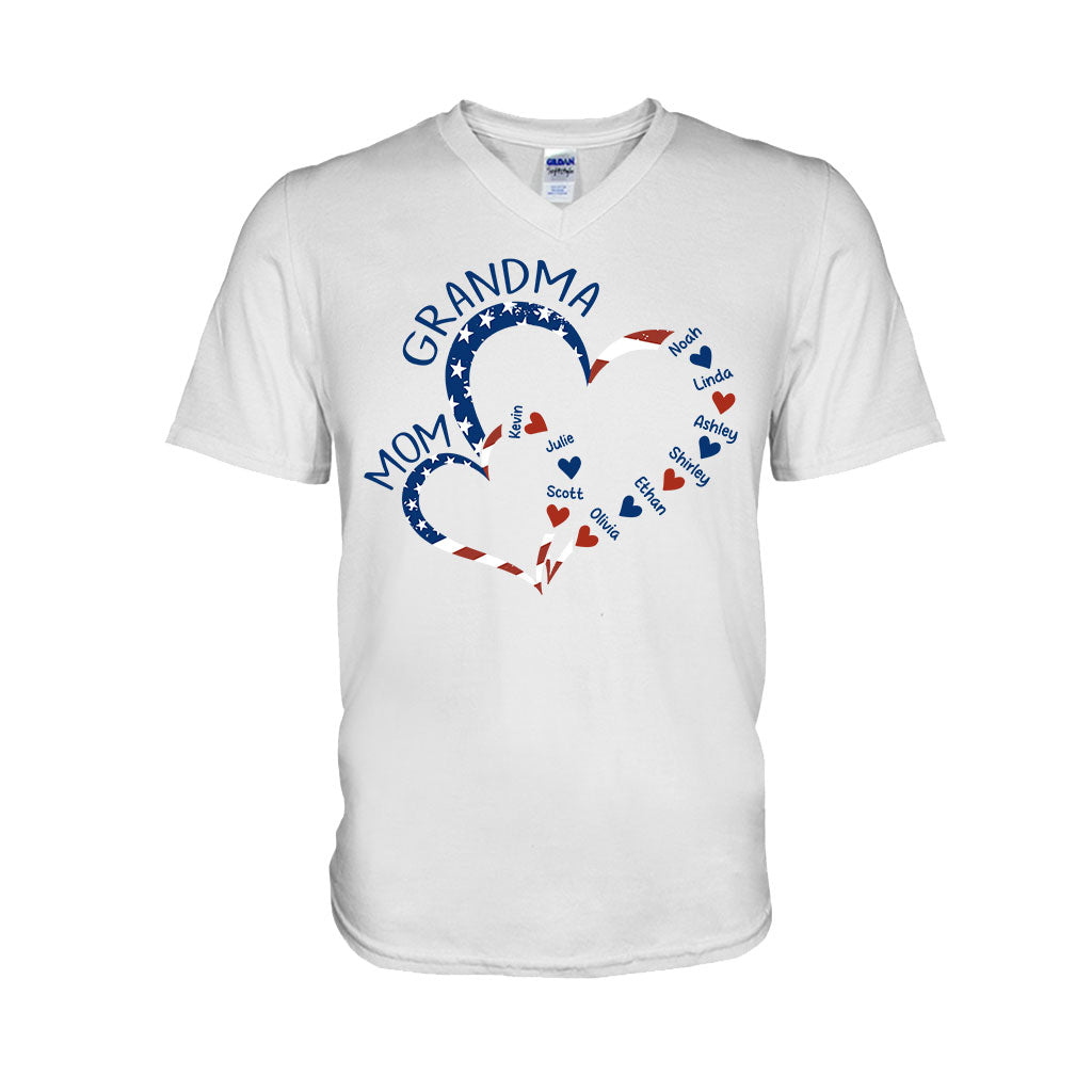 D'abord maman, maintenant grand-mère - T-shirt et sweat à capuche personnalisés pour grand-mère