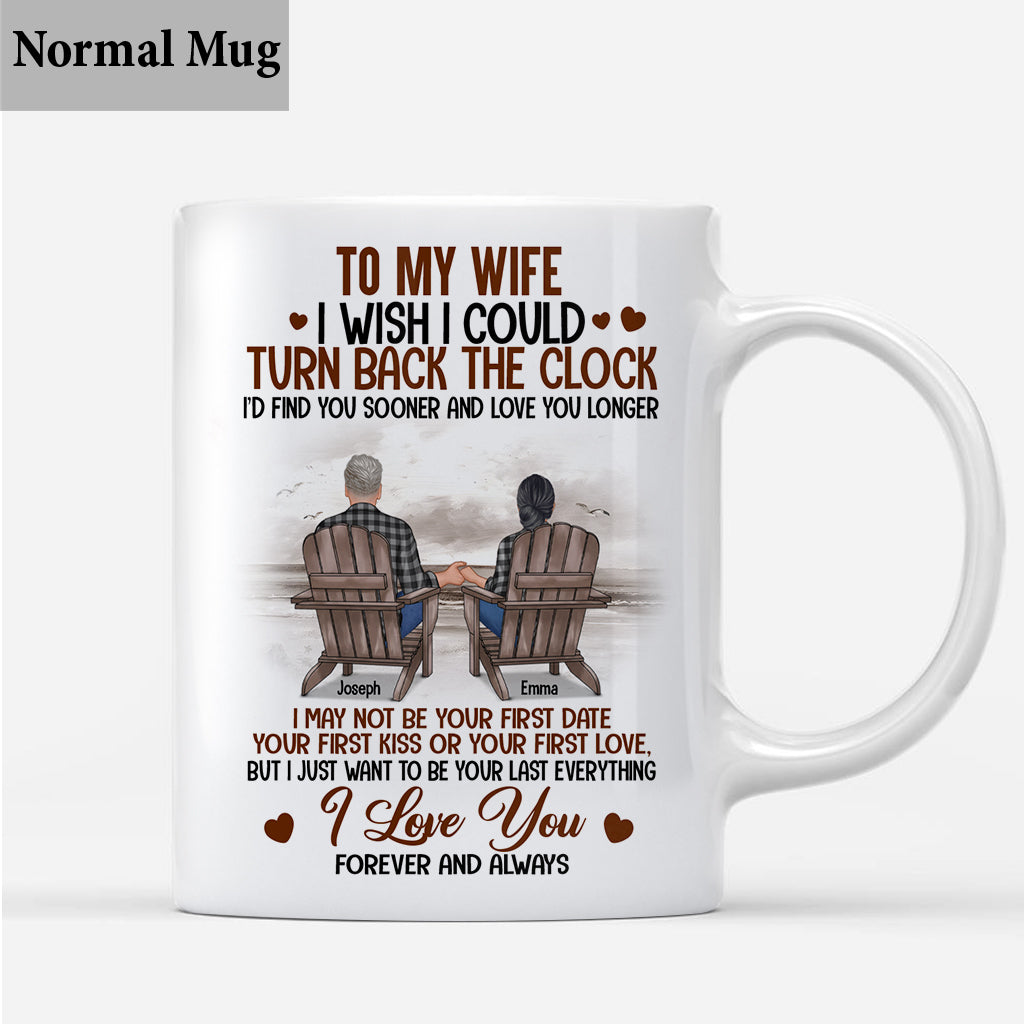 Mug personnalisé pour couple : Si seulement je pouvais remonter le temps !