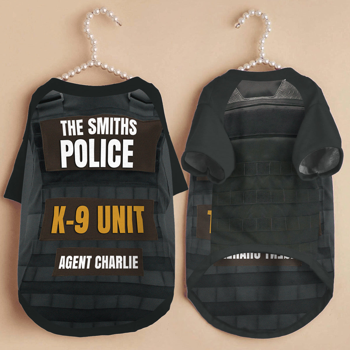 T-shirt personnalisé pour chien de police et prisonnier, unité canine