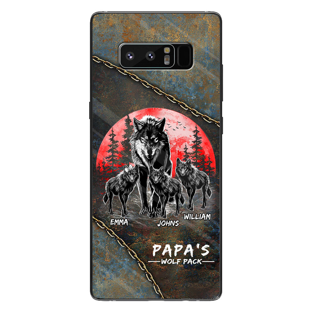Papa Wolf Pack - Personalized Father Phone Case