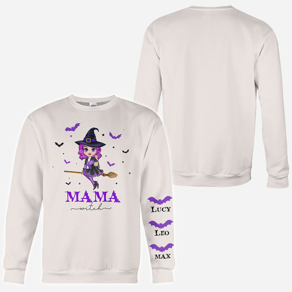 T-shirt personnalisé « Maman Sorcière » - T-shirt intégral pour maman
